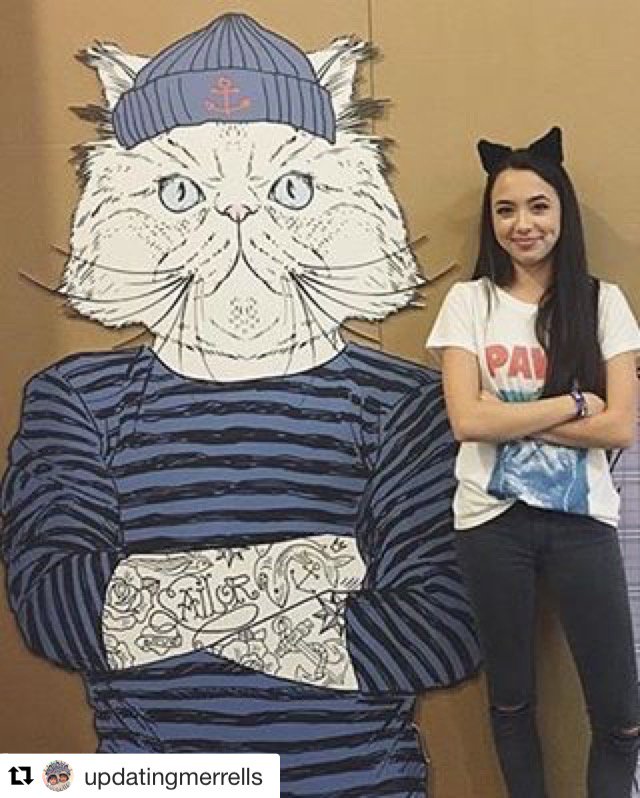 CatConWorldwide's tweet photo. Did you find your doppelganger at the @Petco booth at #CatConLA ? via @UpdatingMerrell on Instagram! https://t.co/K0ZPPdWC36