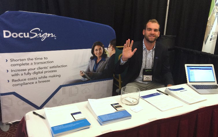 Docusign's tweet image. Attending #WASHTO2016?
Drop by Booth B to say &quot;Hi&quot; 👋and learn about DOT w/@DocuSign: bit.ly/296fyA4