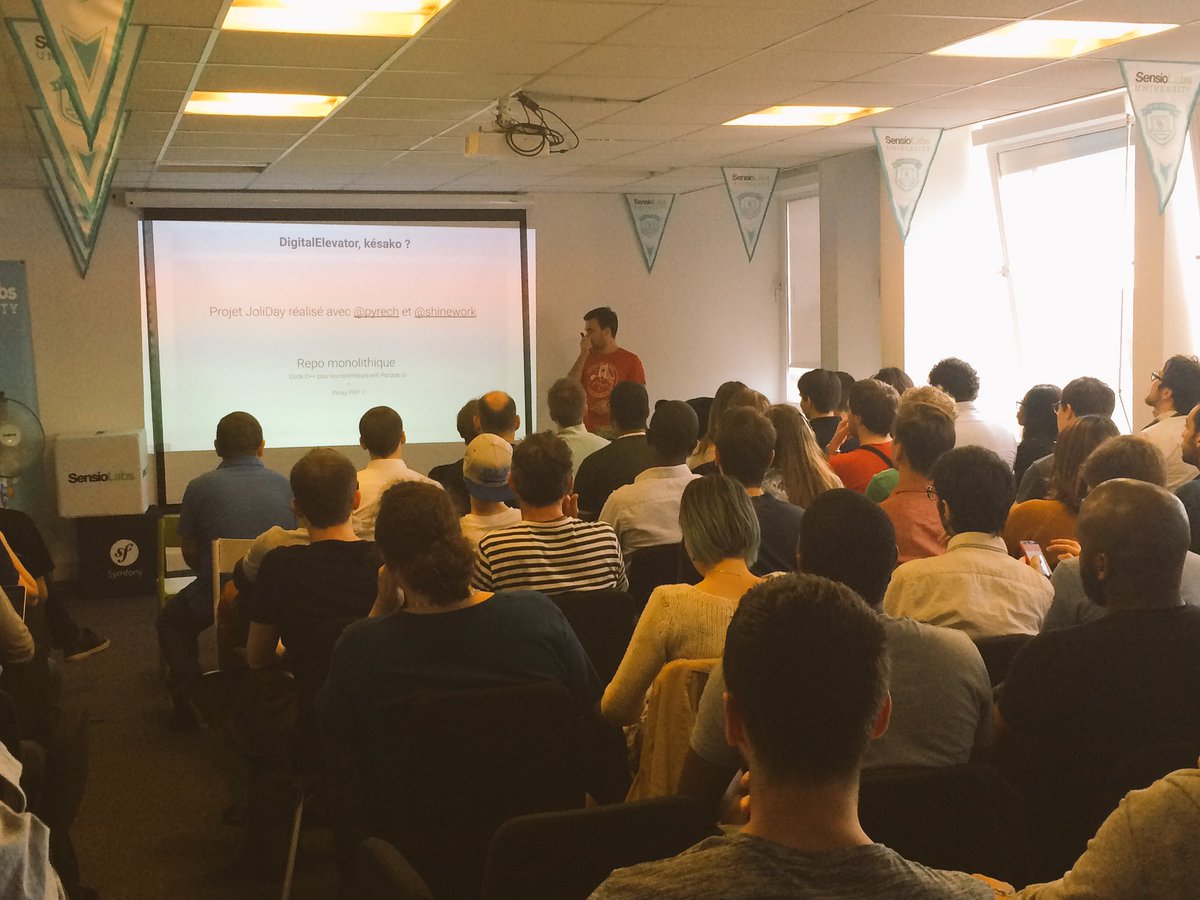 sensiolabs's tweet photo. Le #sfpot chez #SensioLabs vient de commencer ! C'est parti !! https://t.co/Kw1ecBpdI0