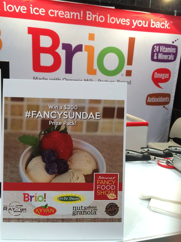 BrioIceCream's tweet photo. LAST CHANCE! Follow sponsors+fill in: "It's summer & I can't wait to enjoy a #FancySundae with ______" #SFFS16 #win https://t.co/FsYuLM1PiD
