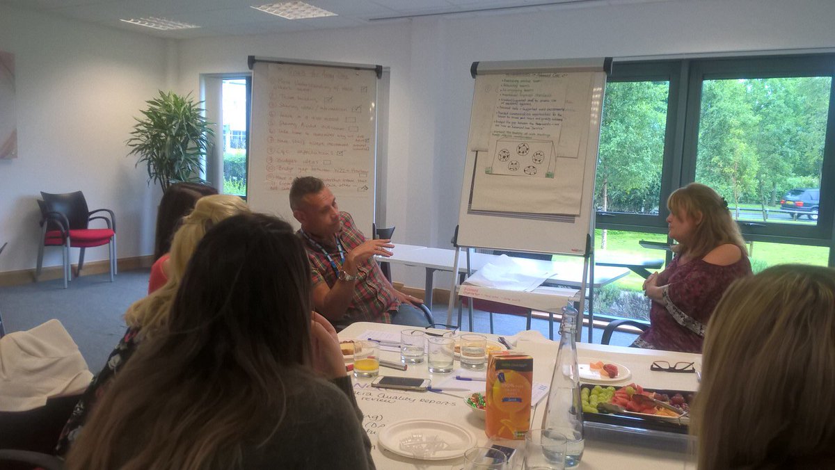 SKasaven's tweet photo. V productive thinking time for clinical leaders, solution focussed &amp; forward thinking for setting next objectives https://t.co/q0a88fWybJ