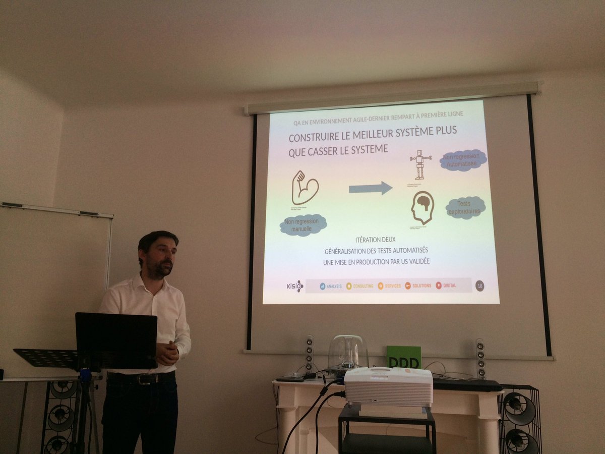 mmfaten's tweet image. Généraliser les tests auto pour ne pas &quot;user&quot; l&apos;ingénieur QA et faire + de tests exploratoires #AgileTestingParis