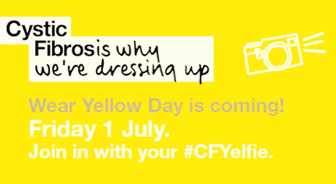 andy_elliott82's tweet photo. This Friday get your yellow on! Get involved! @cftrust #cfyellfie @CFAware https://t.co/2WoTNUuGqJ