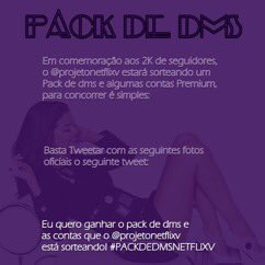 wisdomlouie's tweet photo. 💋 Eu quero ganhar o Pack de Dms e as contas que o @projetonetflixv está sorteando!💋 #PACKDEDMSNETFLIXV https://t.co/56WZNVhqfs