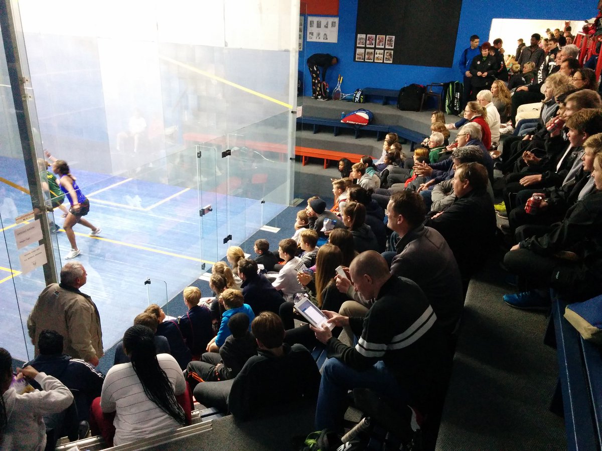 Loving the crowd for round 2 of SA Nationals!!! <a href="/squashsa/">Squash SA</a>