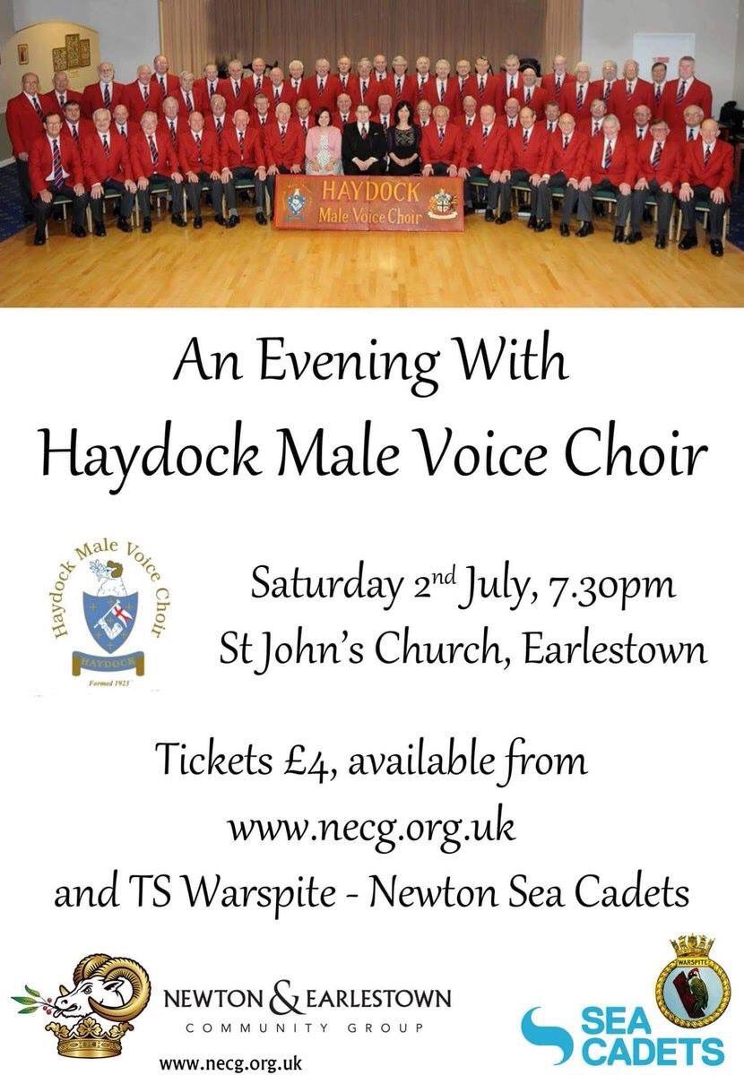 TSWarspite's tweet image. Have you got your tickets yet??, Don't miss out on a great night from a fantastic choir.