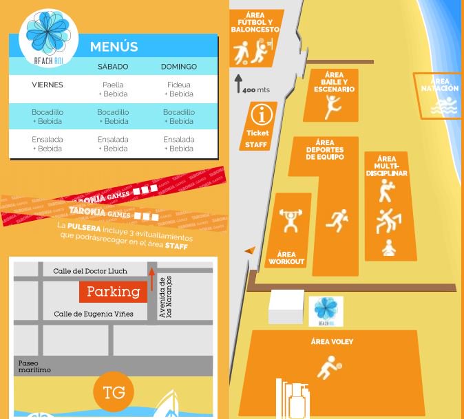 TaronjaGames's tweet photo. falta poco para el #TaronjaFest te damos el plano del evento y anunciamos de un nuevo colaborador: AMSTEL RADLER https://t.co/6gHvLFUO3X