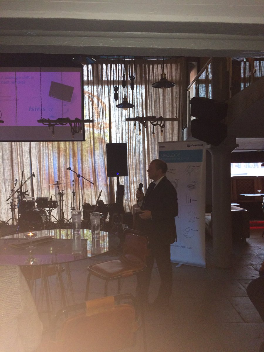 PorgesColoplast's tweet photo. Live from our Isiris dual talk with @jake_p76 introducing our brand new stent removal #Isiris https://t.co/CbLmK6YjX9