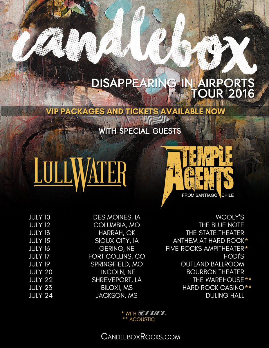 candlebox's tweet photo. This July we'll be rocking with @templeagents &amp; @lullwatermusic!! #CandleboxLive

Get Tix: https://t.co/8GUsInjSrm https://t.co/Dk55Qz0RfT