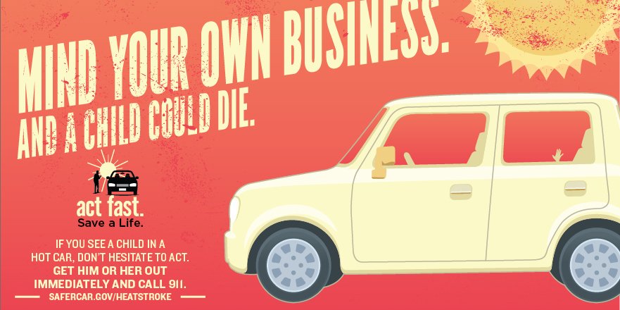 OxfordPolice's tweet photo. Always remember to check your backseat and don't leave a child in a vehicle that is off. #ActFastSaveALife https://t.co/r5NFRNlMoW