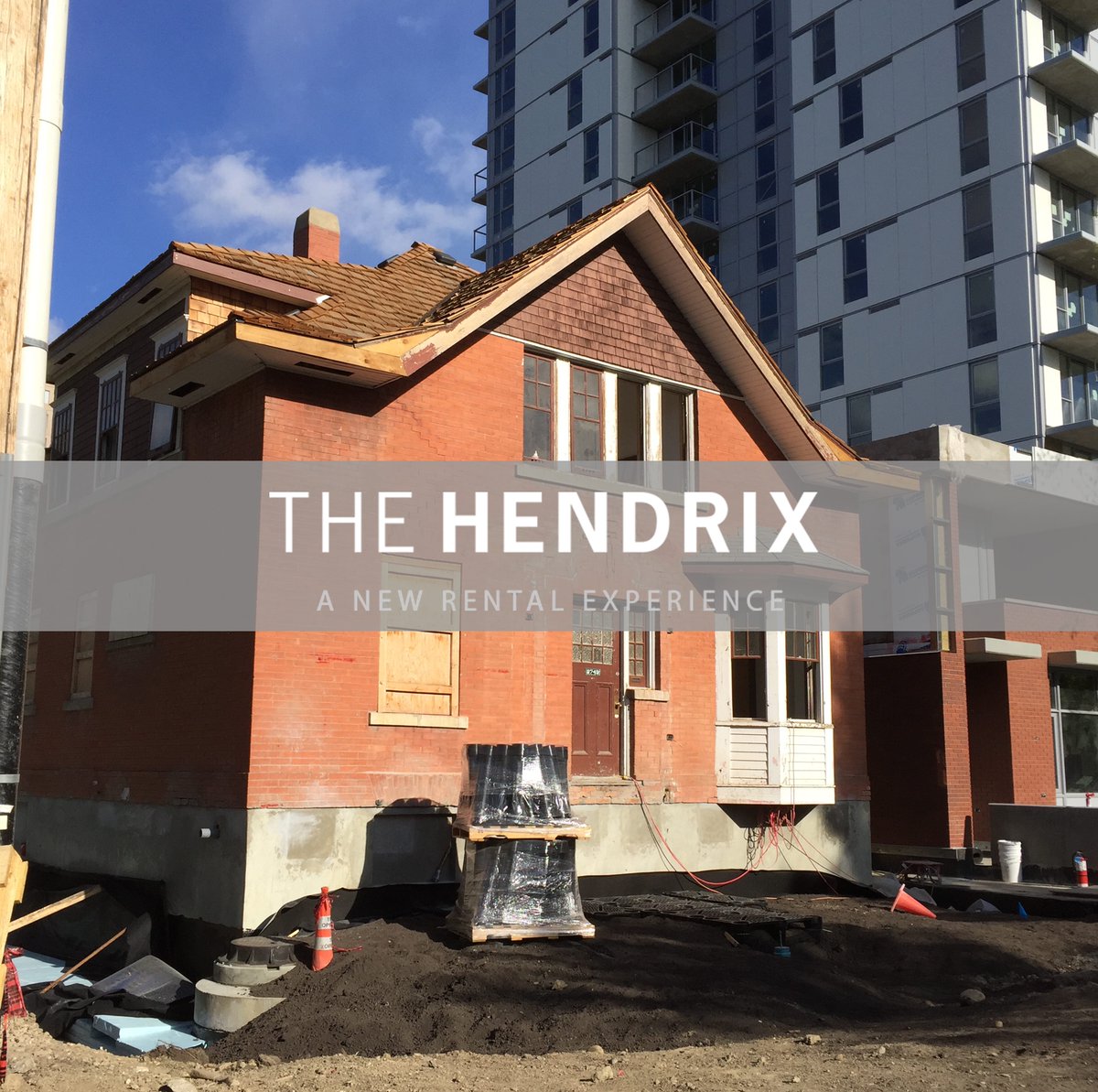 EdgarDevelopmnt's tweet photo. Built in 1910, the historic John T Ross house has been preserved and will be used as office space at #TheHendrix. https://t.co/WvXf18PMtw