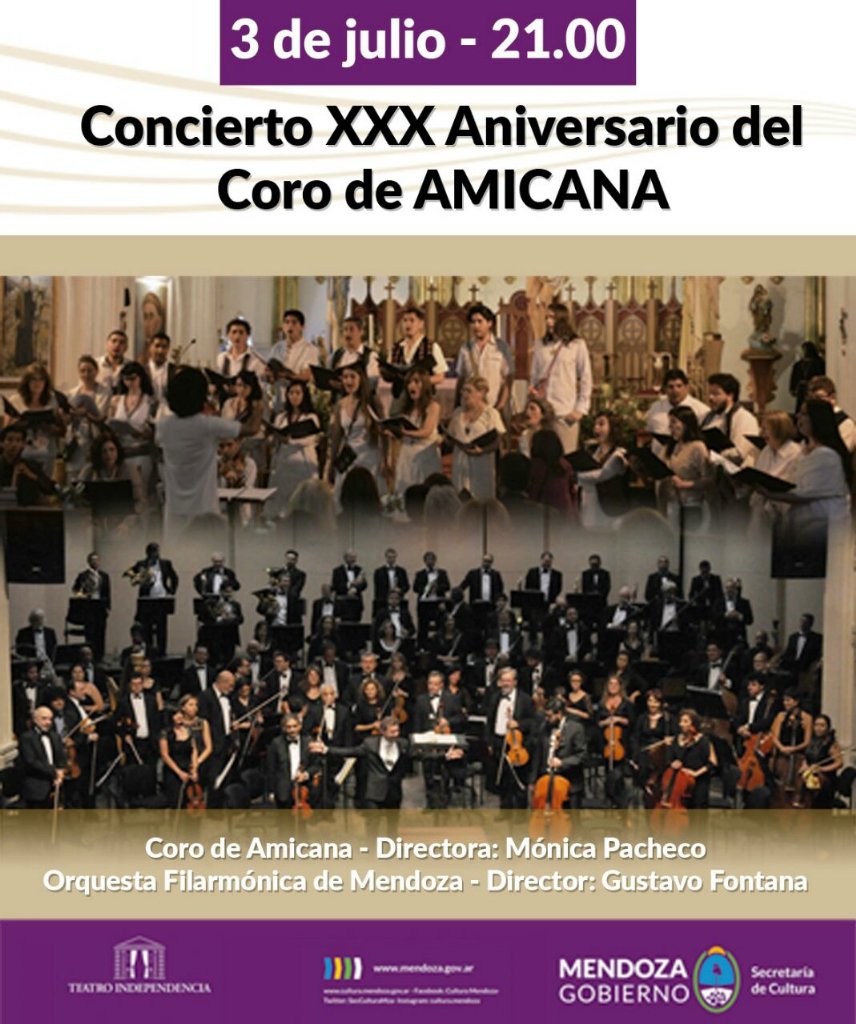 FilarmonicaMza's tweet photo. Este domingo! Te esperamos! https://t.co/3olSJPHg0c