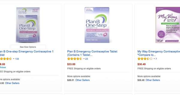 Little known fact: You can buy Plan B on Amazon buff.ly/296p1Yk