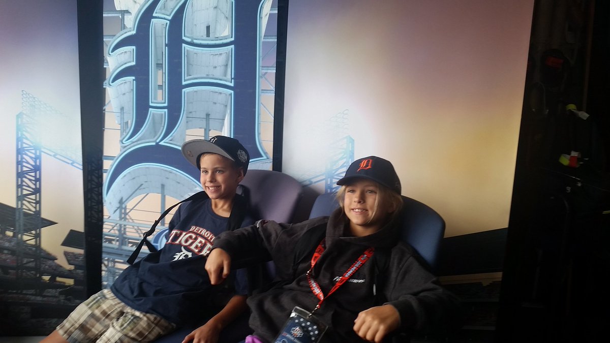 The next generation Rod &amp;Mario brodcasters. Go tigers see you tonight.