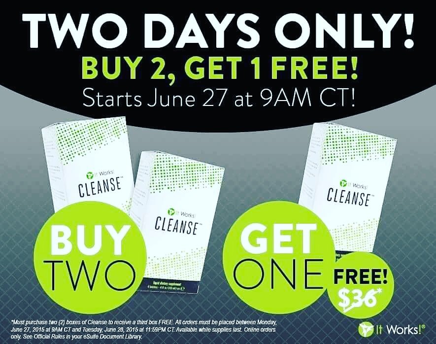 mdeanschneider's tweet photo. This is AMAZING!  The Crazy popular Cleanse is buy 2, get 1 free!!! #livercleanse #amazingresults https://t.co/aqzk8qGTt5