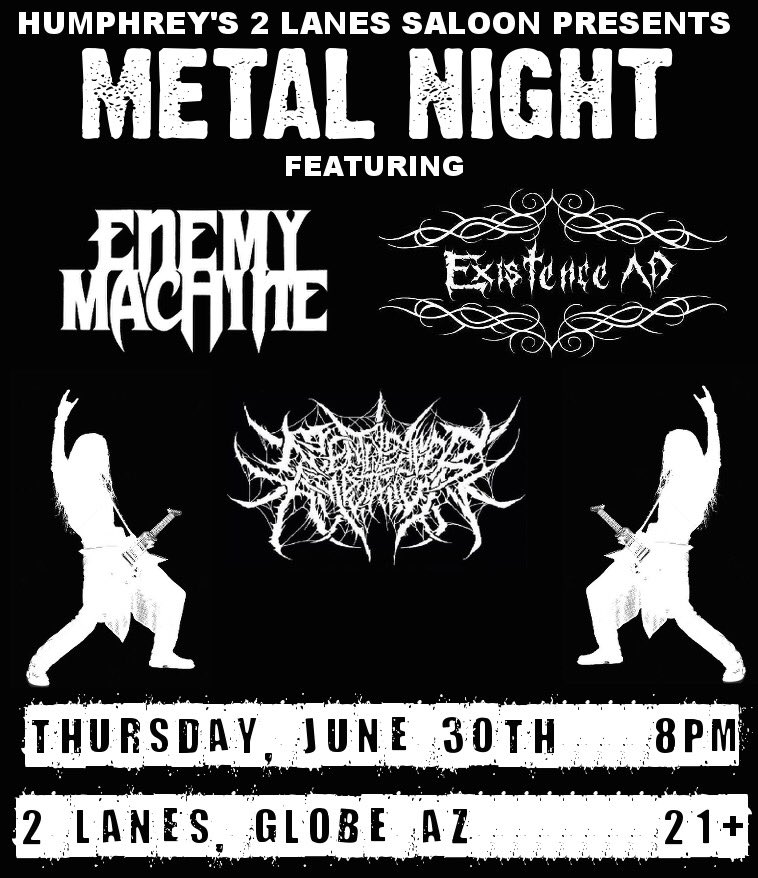 EnemyMachine's tweet photo. Who's up for another crazy night at 2 Lanes?!😎🍻🎸🎤🤘🏼 #supportlocalmusic https://t.co/nNMeN9Uz9W
