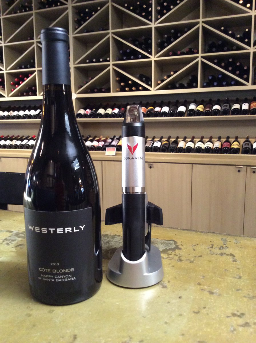 LOWineCafe's tweet photo. @WesterlyWines beautiful 'Cote Blonde' Syrah is offered by the glass on our @Coravin #limited #wine #losolivos https://t.co/6fTzUPO6hF