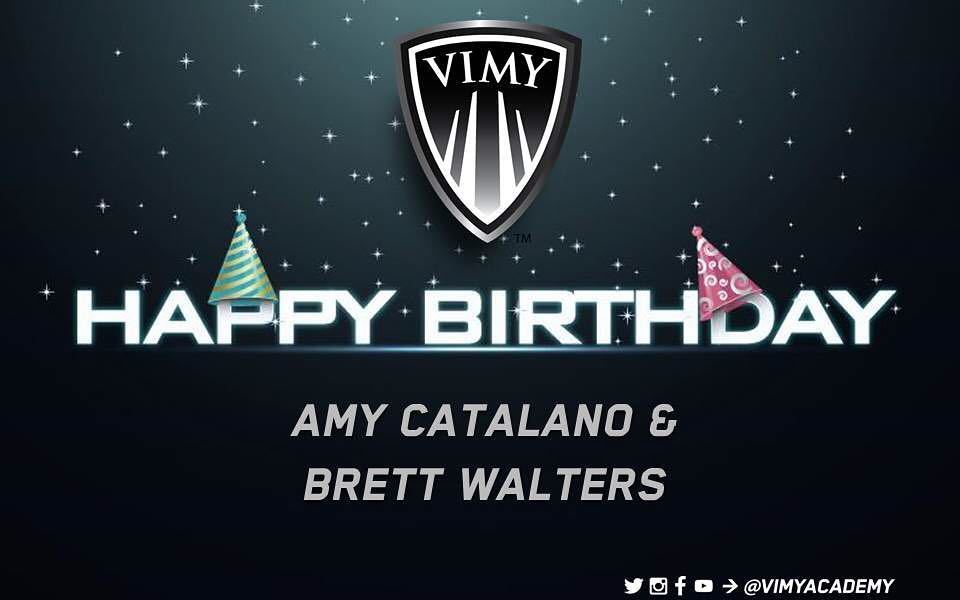 VimyAcademy's tweet photo. Happy bday๐ to Amy and Brett! Have an awesome day today! #vimybdays #vimyproud #co https://t.co/pZutKpXA6v