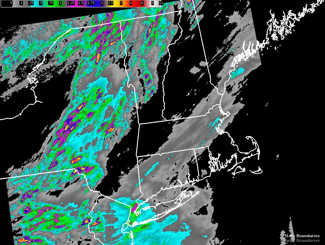 NWS Boston on Twitter "[820 pm] 24 hour radar estimated rainfall. Not much in SNE, but pockets