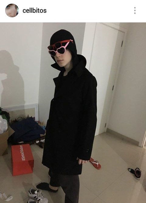 _cellanger's tweet image. Fotinhas mais recentes do Rafa no Instagram (cellbitos)