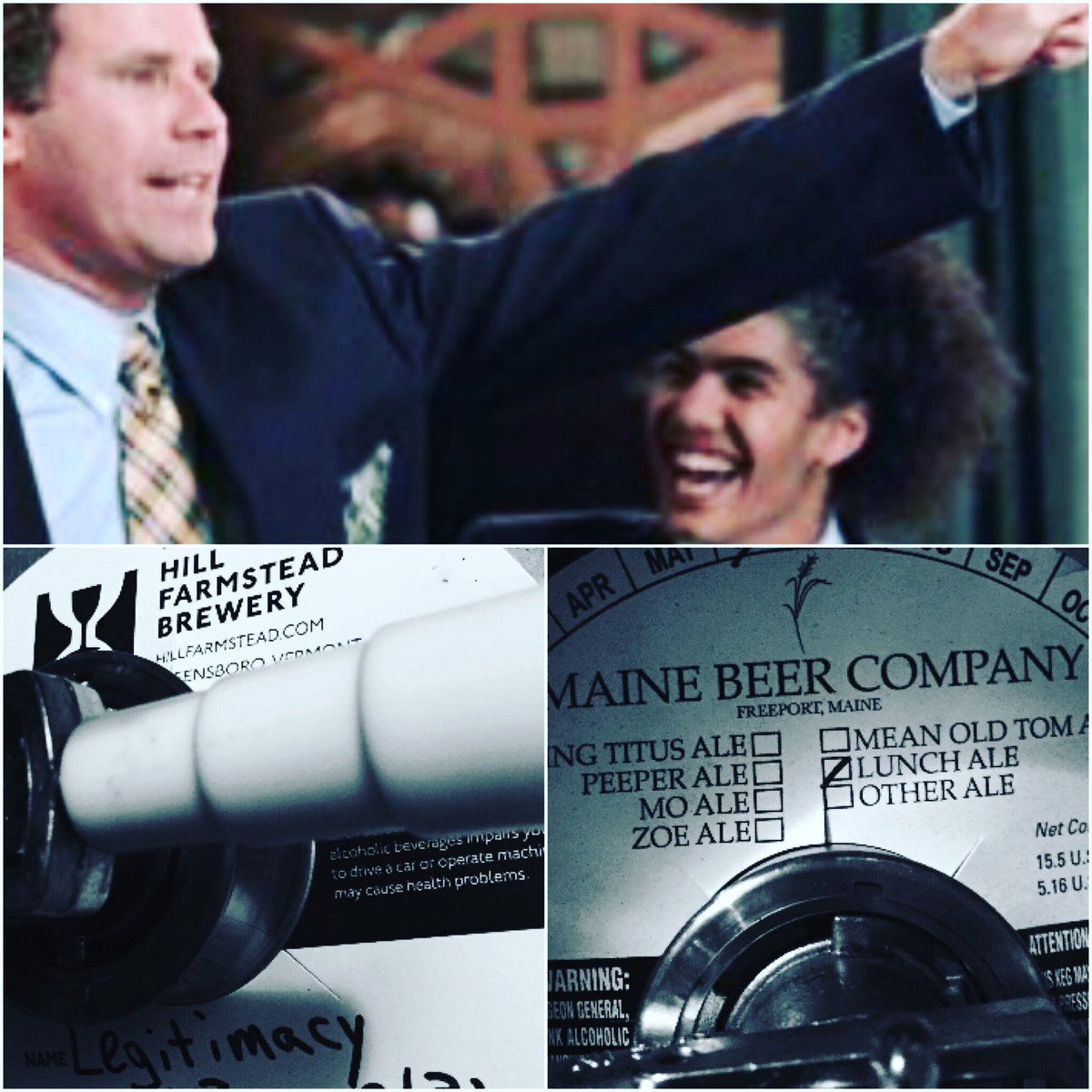 FoolsGoldNYC's tweet photo. That's how you tap!!! @mainebeerco lunch &amp; @HillFarmstead Legitimacy now on tap! #giddyup  #theplacetobeer #beer https://t.co/ndoIHHXr8K
