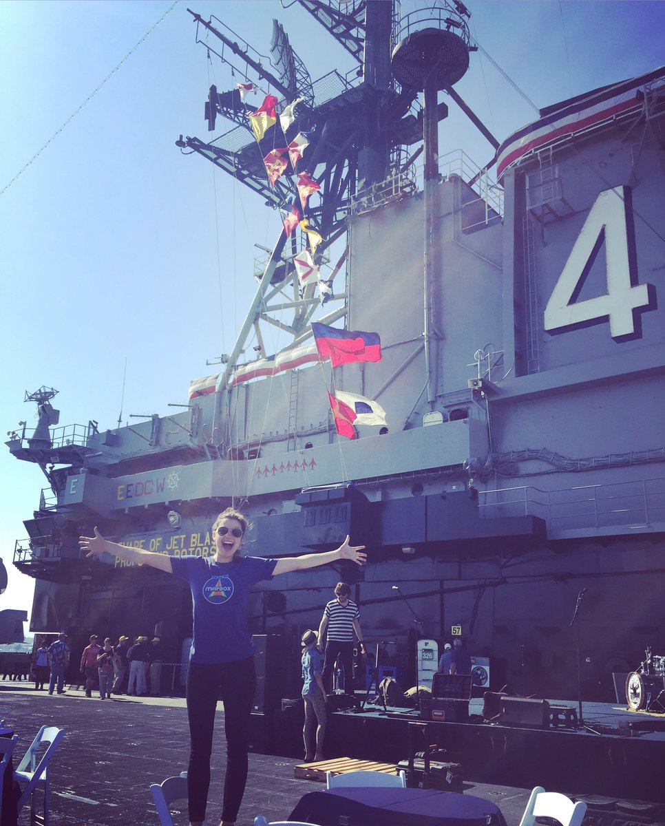 Mapbox's tweet image. Party prep is underway! See you tonight? mapboxesriuc16.splashthat.com ⚓️ #esriuc  #mapboxesriuc