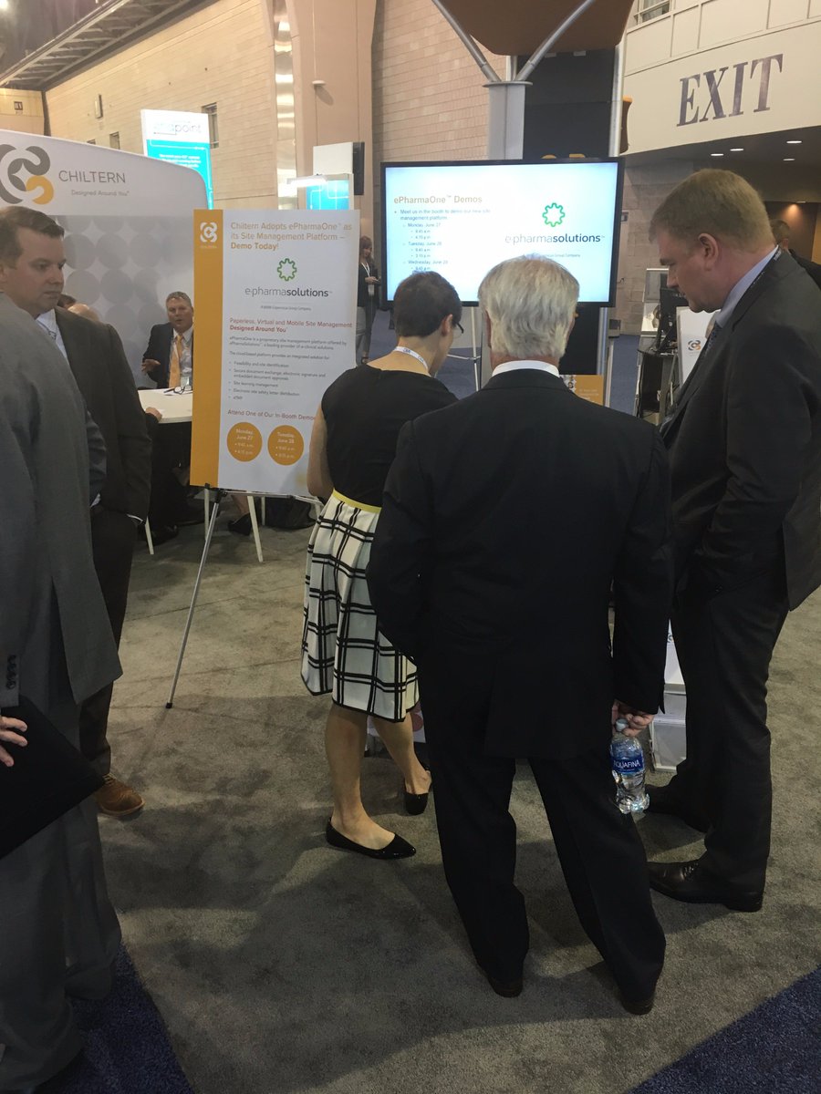 Chiltern_CRO's tweet photo. At #DIA2016? Visit Booth 601 to get a demo of our new site management portal ePharmaONE. @ePharmaSolution https://t.co/TNA5g5qc8c