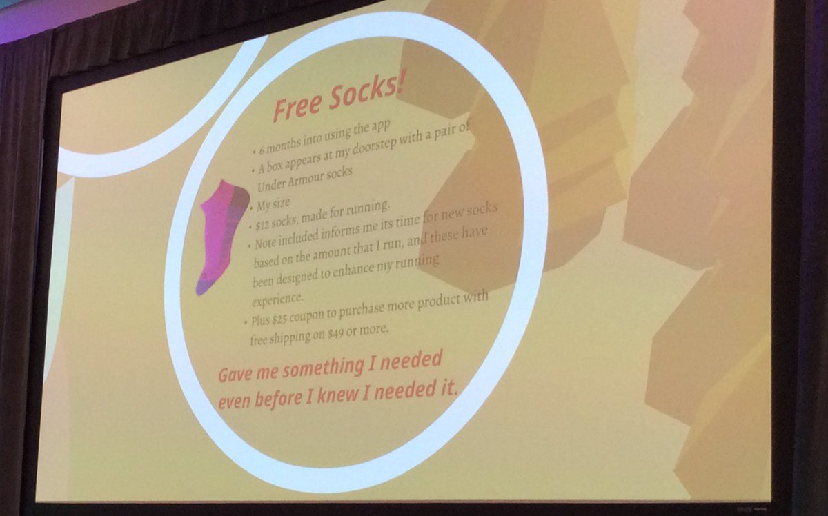 aoifed's tweet photo. #freesocks is the hit phrase of #axfi2016. Great insights, but sadly no socks, from @anneTHRIVE :) https://t.co/cn3OQMlsxK
