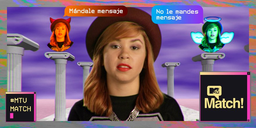 MTVLA's tweet photo. En #MTVMatch descubriremos qué significa el amor en estos tiempos... Los jueves a las 9:30 PM MX 10:30 PM CO/AR https://t.co/OlvZoxm1Nj