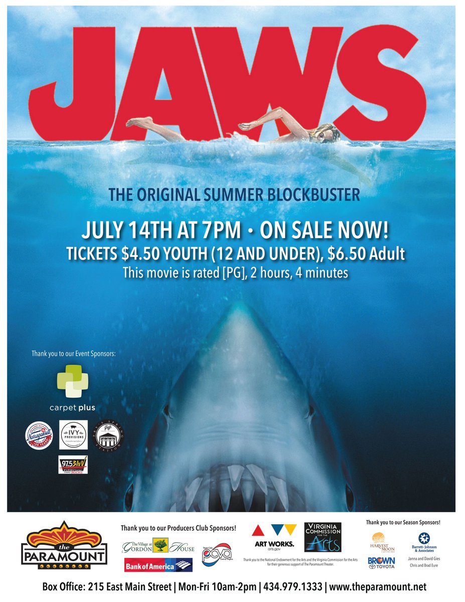 EatAtFrys's tweet photo. It's #SharkWeek! Stop by Fry's &amp; enter our drawing for The Paramount's JUL 14th showing of #Jaws! #frysspringstation https://t.co/Lj9UPwRyIx