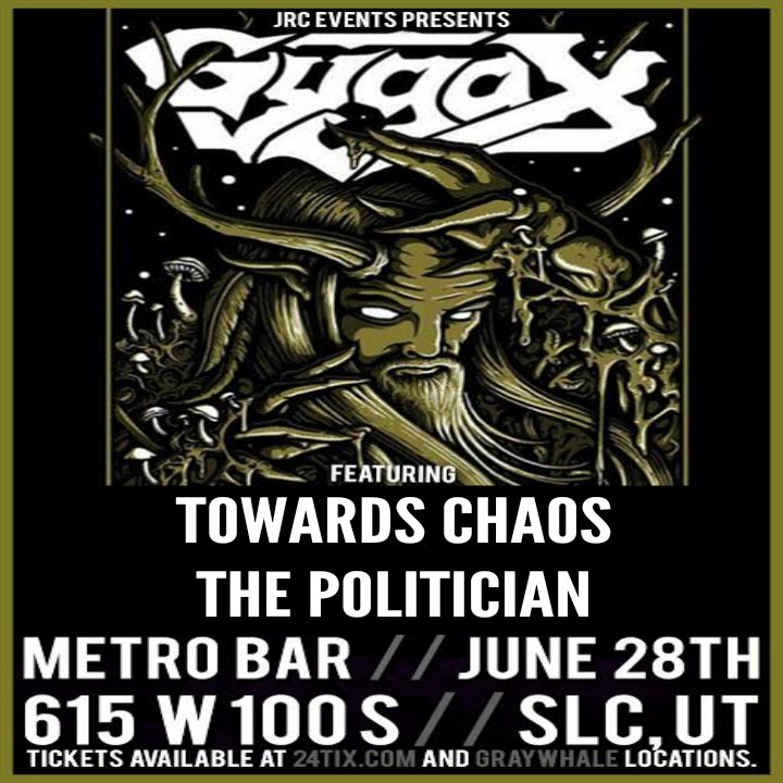 .<a href="/GygaxGuild/">Gygax</a> at <a href="/MetroBarSLC/">Metro Bar</a> in #SaltLakeCity, #Utah tonight!! 21+, $5, 8:30 PM