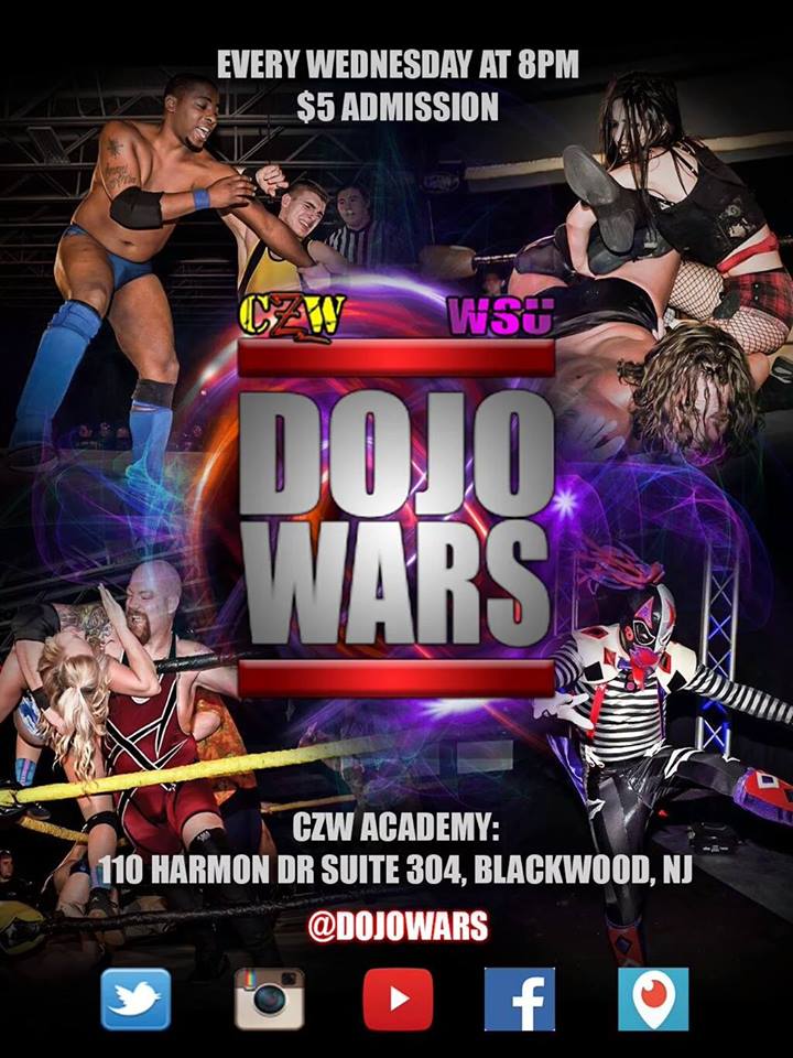 ProWrestlingBAM's tweet photo. Next to be represented at "Future Stars Initiative" on FRI August 19th in Brooklyn will be @combatzone's @DojoWars! https://t.co/Cb7LcyoFSn