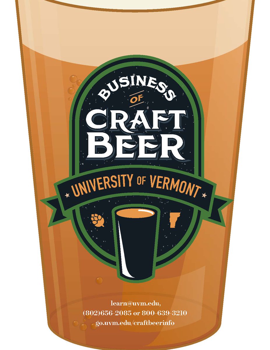 vonTrappBrewing's tweet image. vTb is proud to be partnered again with @UVMCDE for the 2016 summer session! Prost! #mydaygotbetterwhen #beerclass