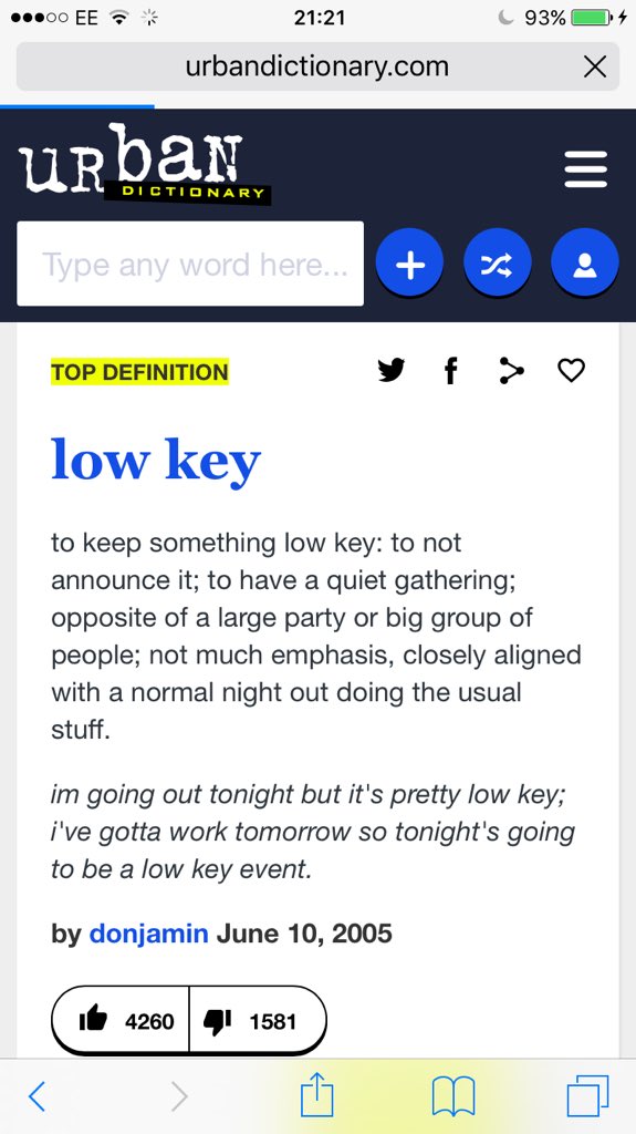 Lowkey mean
