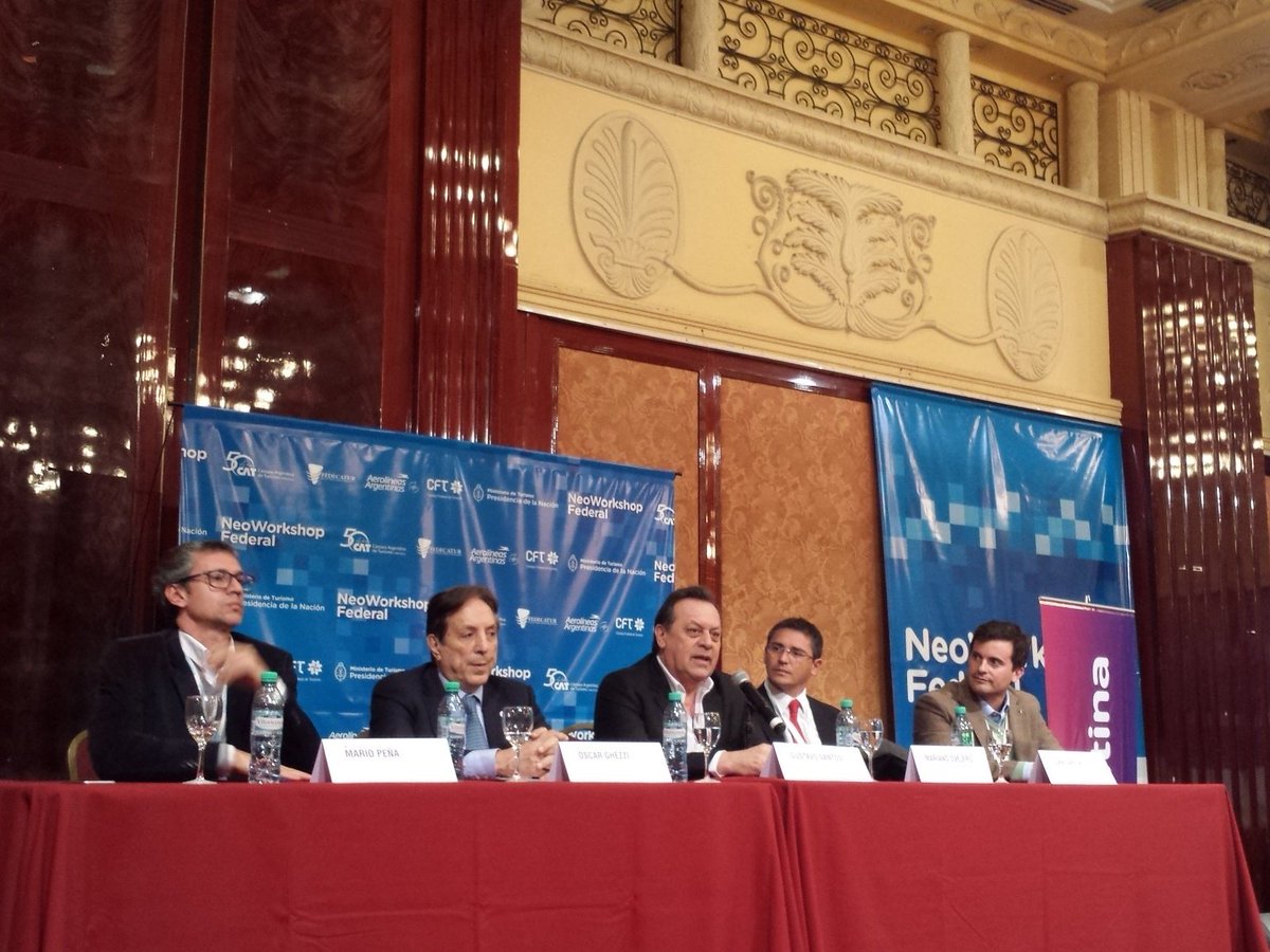 lorenbsas's tweet photo. El Ministro de Turismo Gustavo Santos cierra el evento hablando de la exitosa concurrencia a los @neo_workshop https://t.co/Mc87Fks2HQ