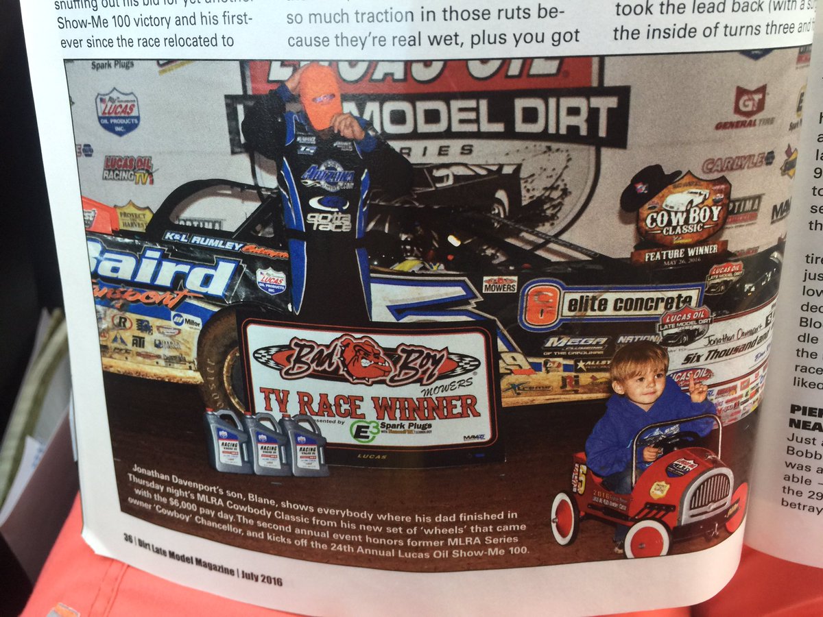 taylorhollidge0's tweet image. #VictoryLaneBlane in the DLM magazine for July 🏁 @miss_rachelP @TheFast49 @LiLFast49