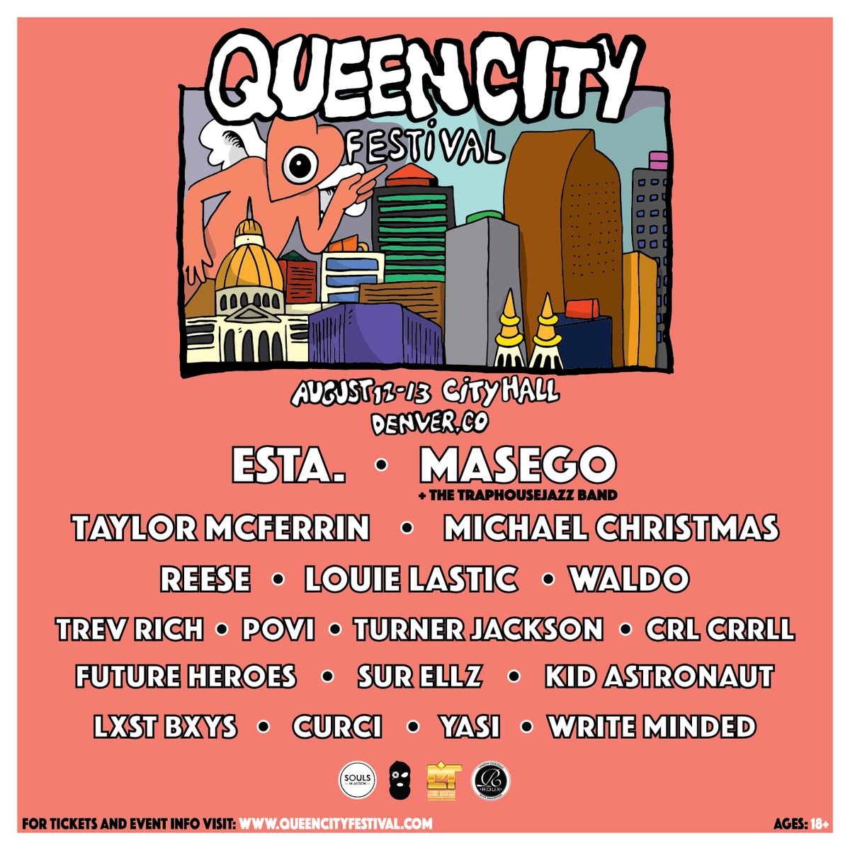 queencityfest's tweet photo. @unclesego @MickeyChristmas @beatsbyesta @TaylorMcFerrin @LouieLastic @WaldoDaDon @REESElaflare Denver's @TrevRichHD https://t.co/gmjtjIb0Ha