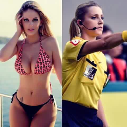 CristianReyRopa's tweet photo. “Ser modelo y árbitro, son cosas que soñé y le pedí a Dios desde pequeña; escucho mis plegarias” 

-FERNANDA COLOMBO https://t.co/nCCn3TSRdw