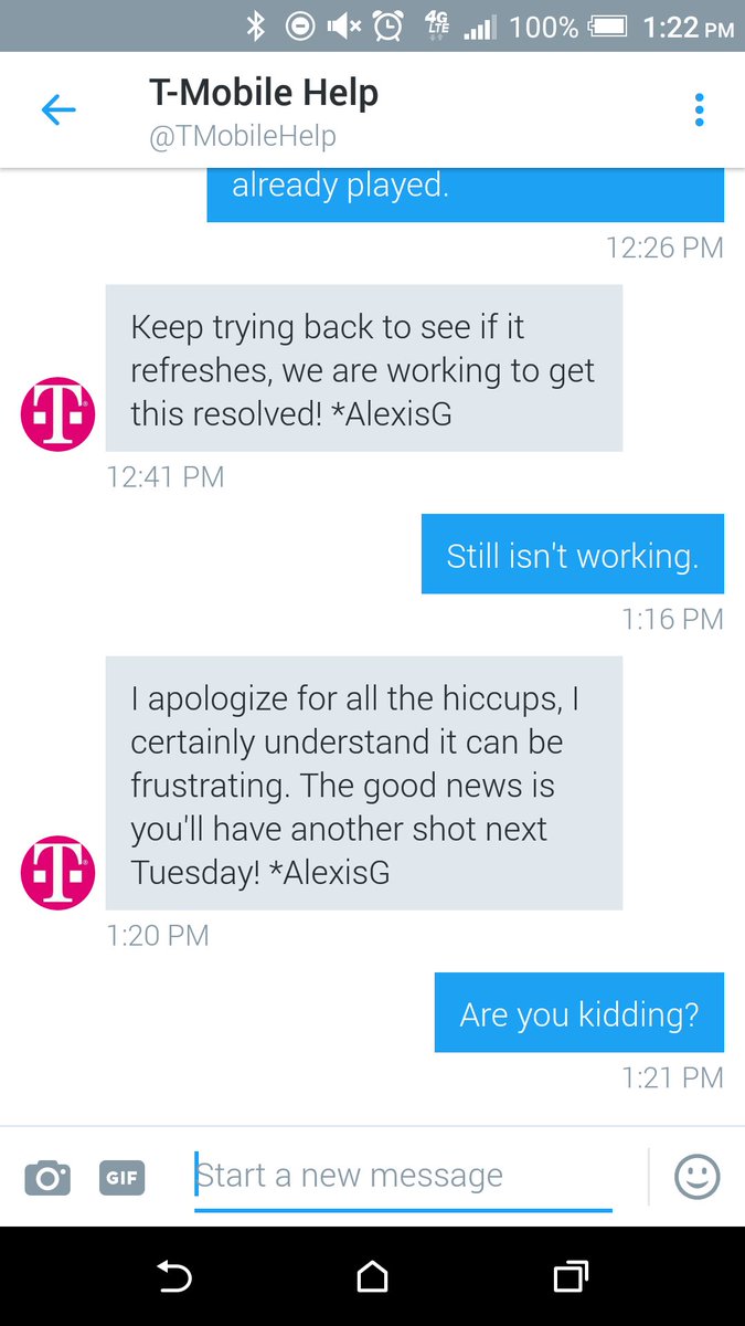FuzzBrainBox's tweet photo. @TMobile Thanks for nothing. Who else wants my business? @ATT @verizon https://t.co/exeAuuQf5a