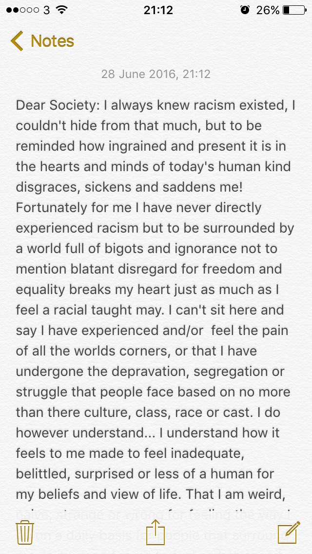 HayleyElleBird's tweet photo. 😓 My views are my own, we are all untitled to opinion.... At what cost are yours? https://t.co/NZRoOGQscI