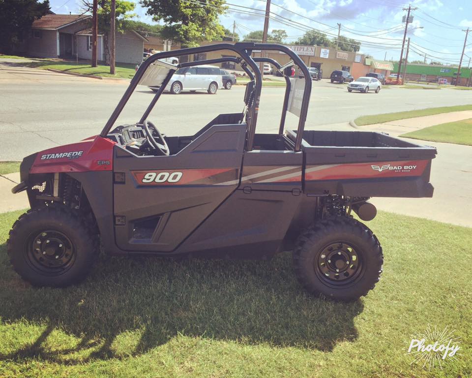 KSRKrunch's tweet photo. We now stock Bad Boy Off Road Stampede's! Swing in and check them out!! https://t.co/uxLNA0Cey5