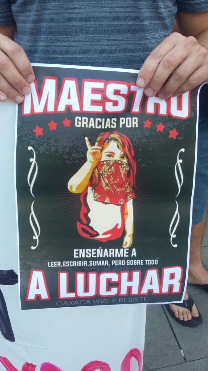 #Granollers avui amb #oaxacalucha  <a href="/CGTVALLESORIENT/">CGT Vallès Oriental</a> @Proces_Embat <a href="/FederacioA/">Federació Anarquista</a> <a href="/CNTValles/">CNT Vallès Oriental</a>