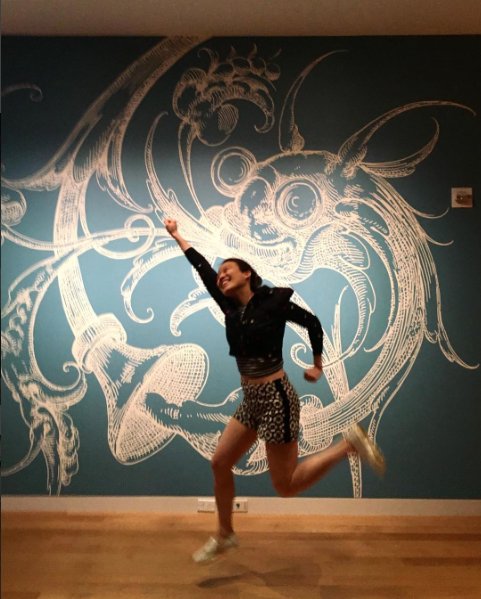 Designer @ann_sunwoo has a moment of levity with her immersive contribution to #FragileBeasts, on view on 2nd floor.
