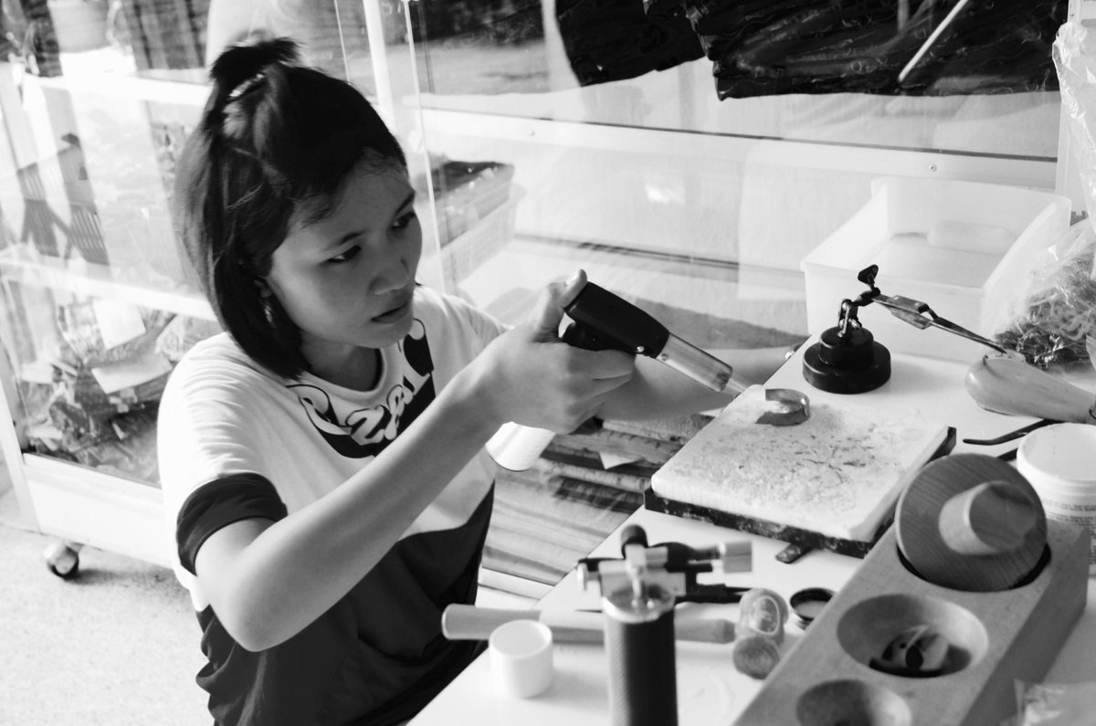 Each piece is hand made by a survivor with an incredible story of hope, dignity, and transformation. #thailand