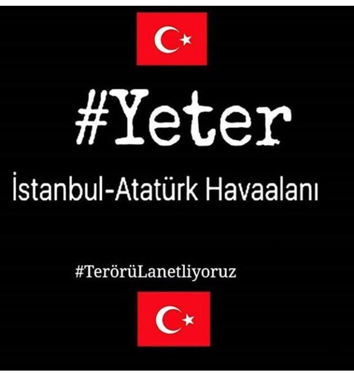Atatürk havalimanında hayatını kaybeden vatandaşlarımıza allahtan rahmet yakınlarına bassağlığı diliyorum 🙏🏻🙏🏻🙏🏻🙏🏻