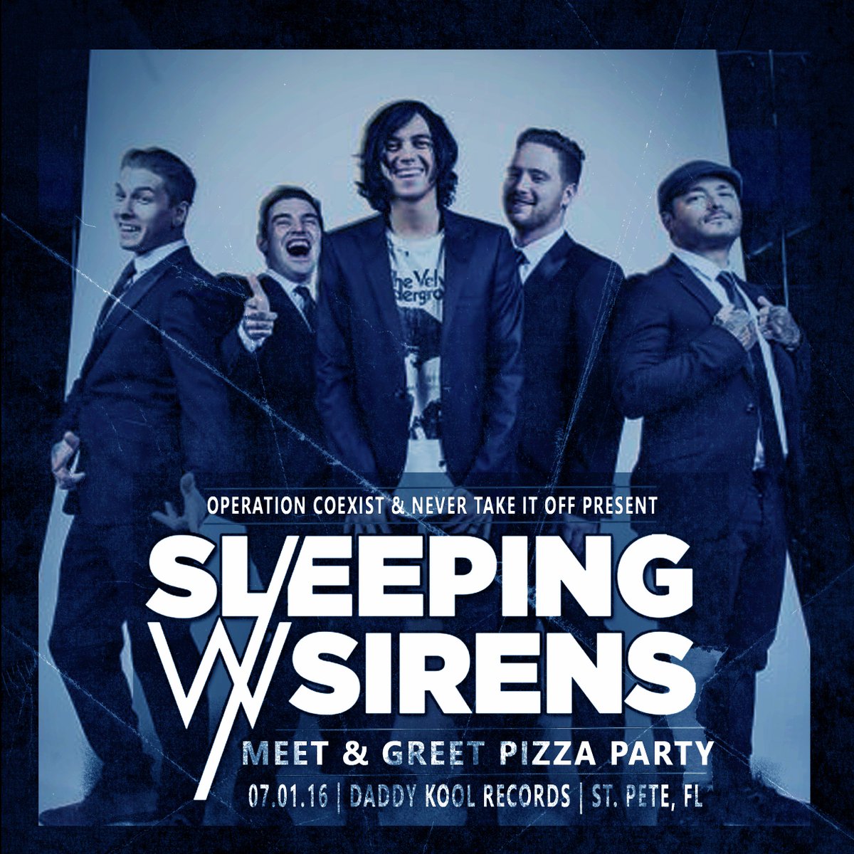 OpCoexist's tweet photo. Friday after #WarpedTour join us with @NeverTakeitOff and @SWStheband for a Pizza Party! https://t.co/Ufps0qc1y8 https://t.co/oZXKBvM1dK