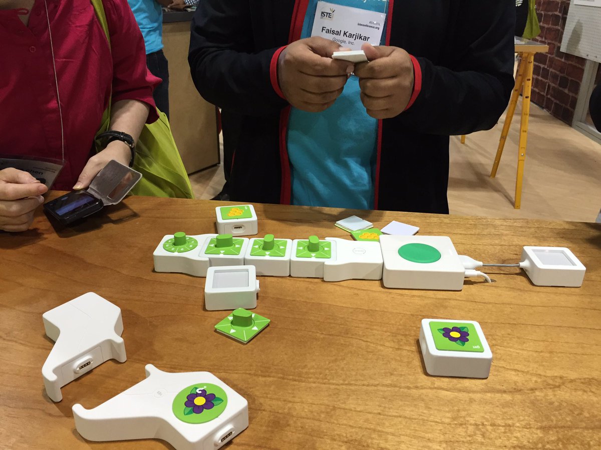 sarafurnival's tweet photo. Prototype of "tangible coding" with customized pucks. #screenfree #projectblocks @GoogleForEdu @Raspberry_Pi https://t.co/M9zJLUwCj7