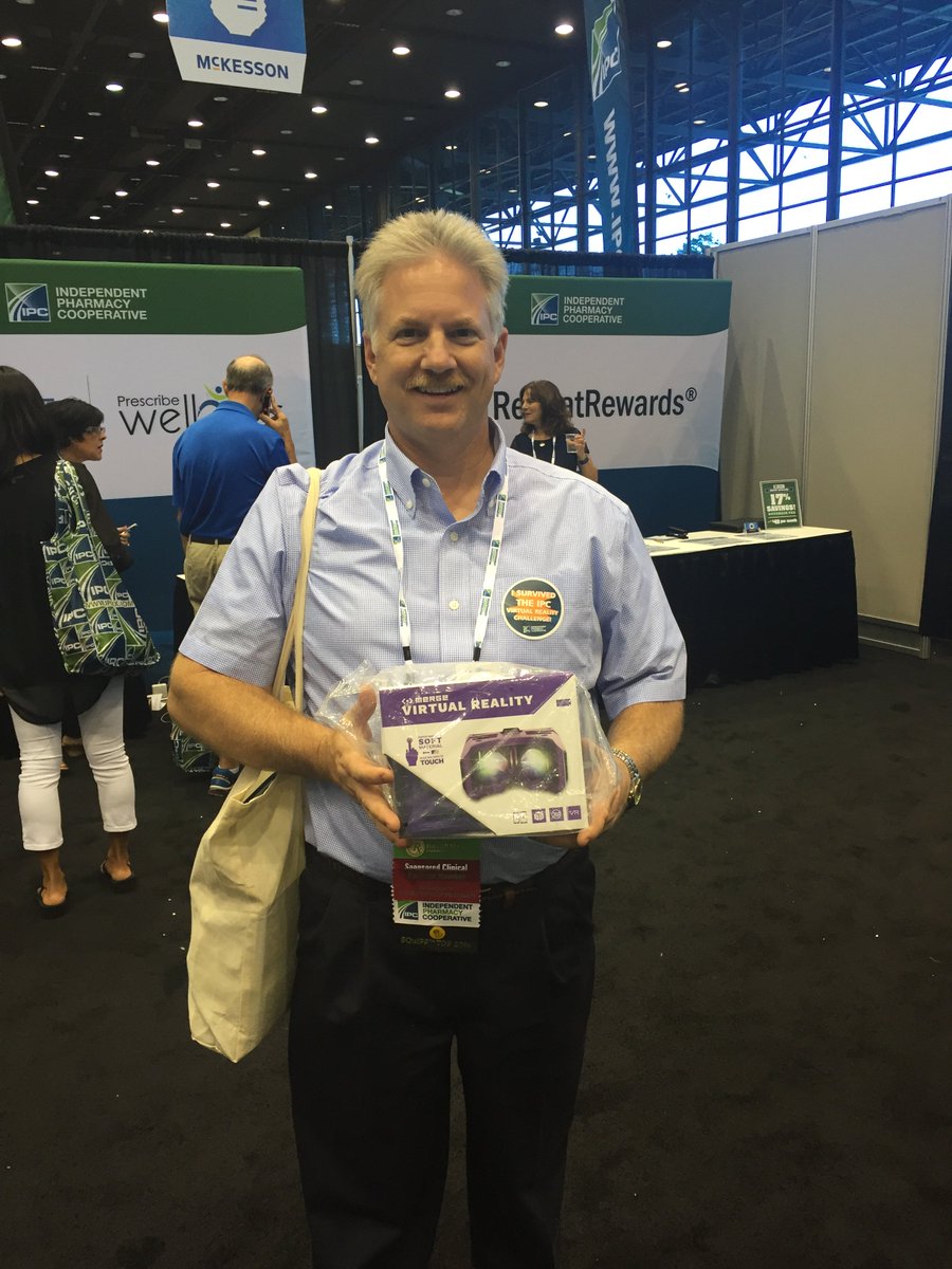 ipcrx's tweet photo. Dick's Pharmacy's Dan Fuchs (Twin Falls, ID) & Tim Bond of Bond's Drug Store (Washington, WV) are #IPCBooth Winners! https://t.co/j7FK3j44mN