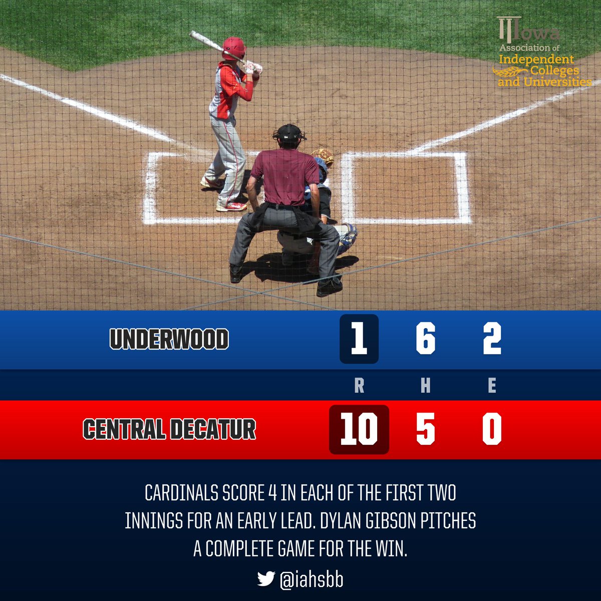 Iowa High School Baseball tweet media