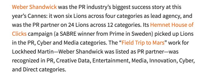 "Look beyond the PR category" https://t.co/JK8eSLMihT https://t.co/bZPAQXrF1C